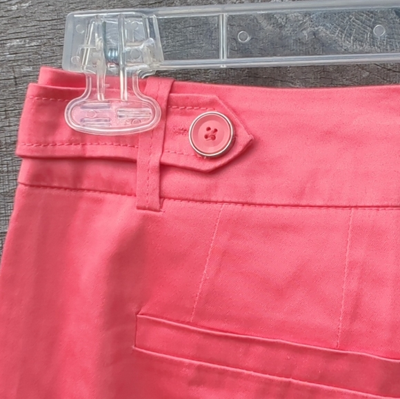 NWT New Directions Womens Classic Fit Chinos Wild Salmon Color Size 6 New - Picture 6 of 12